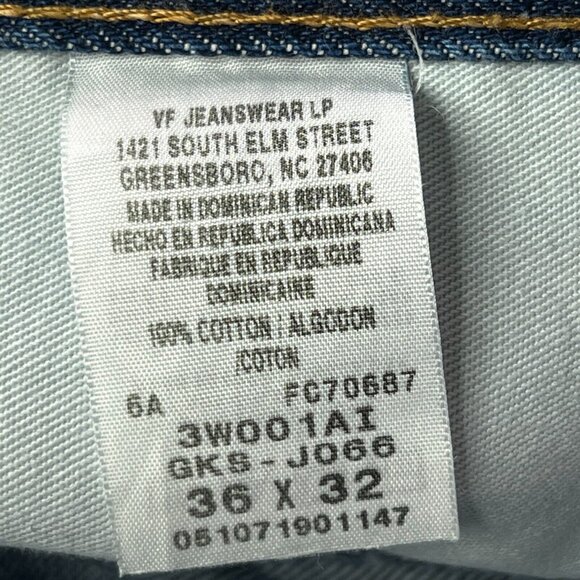 Wrangler Riggs Workwear Jeans Durashield Denim Mens 36 X 32 Hammer Loop * - Picture 5 of 9